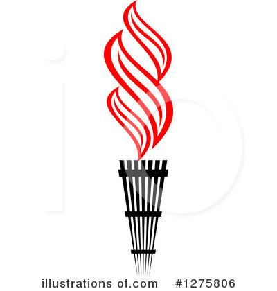 Royalty-Free (RF) Torch Clipart Illustration by Vector Tradition SM - Stock Sample #1275806