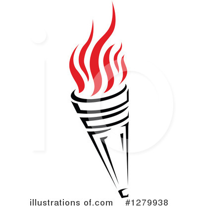 Royalty-Free (RF) Torch Clipart Illustration by Vector Tradition SM - Stock Sample #1279938
