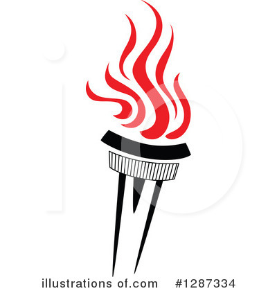 Royalty-Free (RF) Torch Clipart Illustration by Vector Tradition SM - Stock Sample #1287334