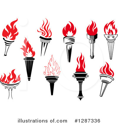 Royalty-Free (RF) Torch Clipart Illustration by Vector Tradition SM - Stock Sample #1287336