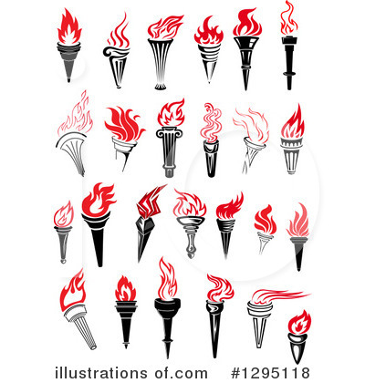 Royalty-Free (RF) Torch Clipart Illustration by Vector Tradition SM - Stock Sample #1295118