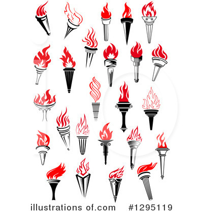 Royalty-Free (RF) Torch Clipart Illustration by Vector Tradition SM - Stock Sample #1295119