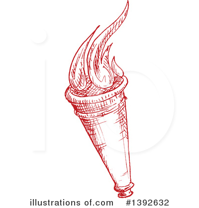 Royalty-Free (RF) Torch Clipart Illustration by Vector Tradition SM - Stock Sample #1392632