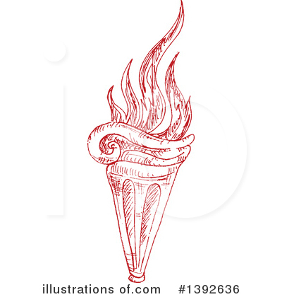 Royalty-Free (RF) Torch Clipart Illustration by Vector Tradition SM - Stock Sample #1392636