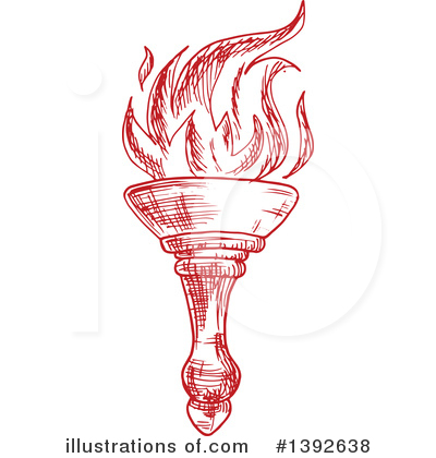 Royalty-Free (RF) Torch Clipart Illustration by Vector Tradition SM - Stock Sample #1392638