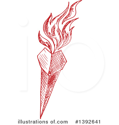 Royalty-Free (RF) Torch Clipart Illustration by Vector Tradition SM - Stock Sample #1392641