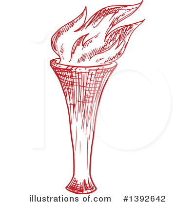 Royalty-Free (RF) Torch Clipart Illustration by Vector Tradition SM - Stock Sample #1392642