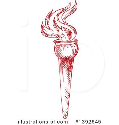 Royalty-Free (RF) Torch Clipart Illustration by Vector Tradition SM - Stock Sample #1392645
