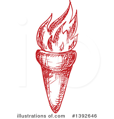 Royalty-Free (RF) Torch Clipart Illustration by Vector Tradition SM - Stock Sample #1392646