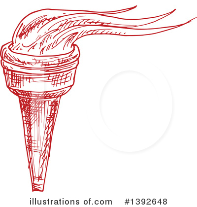 Royalty-Free (RF) Torch Clipart Illustration by Vector Tradition SM - Stock Sample #1392648