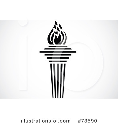 Royalty-Free (RF) Torch Clipart Illustration by BestVector - Stock Sample #73590
