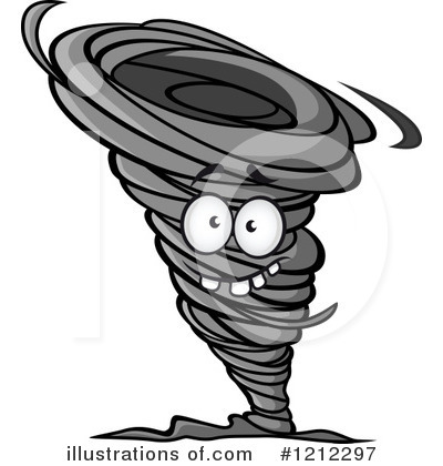 Royalty-Free (RF) Tornado Clipart Illustration by Vector Tradition SM - Stock Sample #1212297