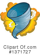Tornado Clipart #1371727 by Clip Art Mascots