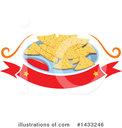 Royalty-Free (RF) Tortilla Chips Clipart Illustration by Vector Tradition SM - Stock Sample #1433246
