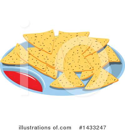 Nachos Clipart #1433247 by Vector Tradition SM