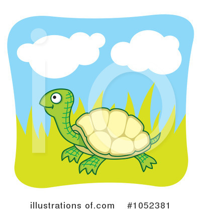 Royalty-Free (RF) Tortoise Clipart Illustration by Any Vector - Stock Sample #1052381