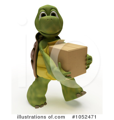 Royalty-Free (RF) Tortoise Clipart Illustration by KJ Pargeter - Stock Sample #1052471