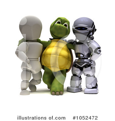 Royalty-Free (RF) Tortoise Clipart Illustration by KJ Pargeter - Stock Sample #1052472