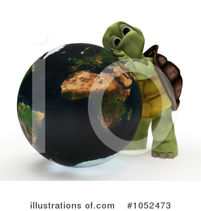 Royalty-Free (RF) Tortoise Clipart Illustration by KJ Pargeter - Stock Sample #1052473