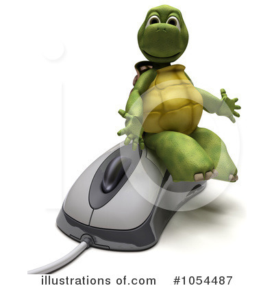 Royalty-Free (RF) Tortoise Clipart Illustration by KJ Pargeter - Stock Sample #1054487