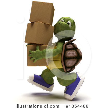 Royalty-Free (RF) Tortoise Clipart Illustration by KJ Pargeter - Stock Sample #1054488