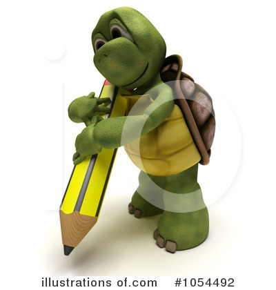 Royalty-Free (RF) Tortoise Clipart Illustration by KJ Pargeter - Stock Sample #1054492