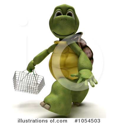 Royalty-Free (RF) Tortoise Clipart Illustration by KJ Pargeter - Stock Sample #1054503
