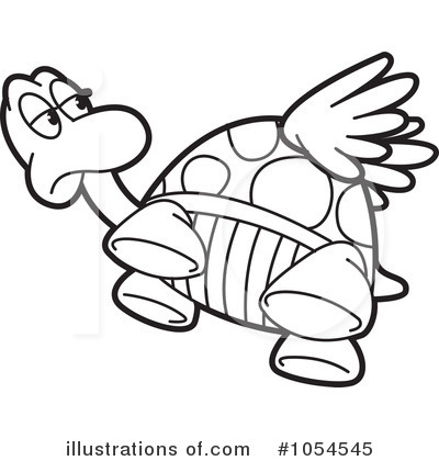 Royalty-Free (RF) Tortoise Clipart Illustration by Lal Perera - Stock Sample #1054545