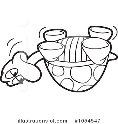Royalty-Free (RF) Tortoise Clipart Illustration by Lal Perera - Stock Sample #1054547