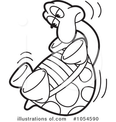 Royalty-Free (RF) Tortoise Clipart Illustration by Lal Perera - Stock Sample #1054590