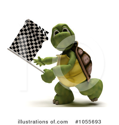 Royalty-Free (RF) Tortoise Clipart Illustration by KJ Pargeter - Stock Sample #1055693