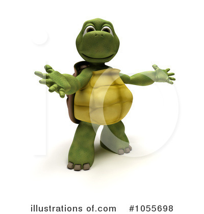 Royalty-Free (RF) Tortoise Clipart Illustration by KJ Pargeter - Stock Sample #1055698