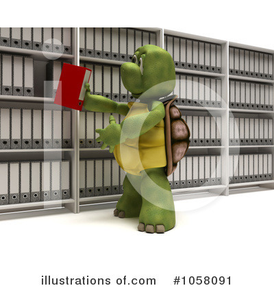 Royalty-Free (RF) Tortoise Clipart Illustration by KJ Pargeter - Stock Sample #1058091
