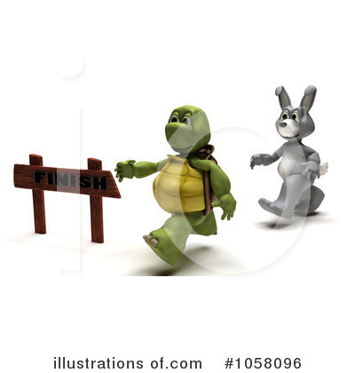 Royalty-Free (RF) Tortoise Clipart Illustration by KJ Pargeter - Stock Sample #1058096