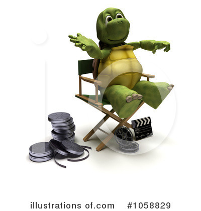 Royalty-Free (RF) Tortoise Clipart Illustration by KJ Pargeter - Stock Sample #1058829