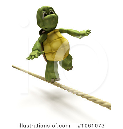Royalty-Free (RF) Tortoise Clipart Illustration by KJ Pargeter - Stock Sample #1061073