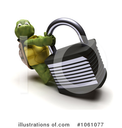 Royalty-Free (RF) Tortoise Clipart Illustration by KJ Pargeter - Stock Sample #1061077