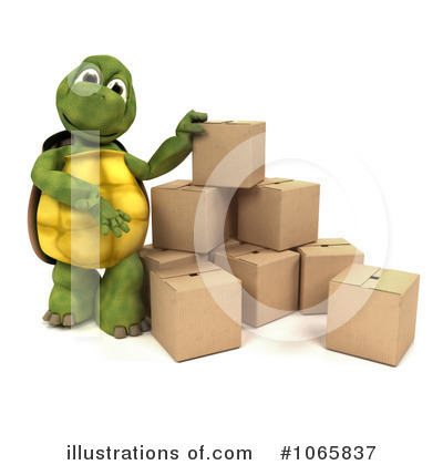 Royalty-Free (RF) Tortoise Clipart Illustration by KJ Pargeter - Stock Sample #1065837