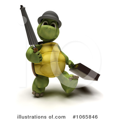 Royalty-Free (RF) Tortoise Clipart Illustration by KJ Pargeter - Stock Sample #1065846