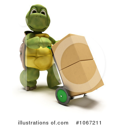 Royalty-Free (RF) Tortoise Clipart Illustration by KJ Pargeter - Stock Sample #1067211