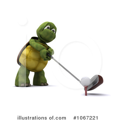 Royalty-Free (RF) Tortoise Clipart Illustration by KJ Pargeter - Stock Sample #1067221