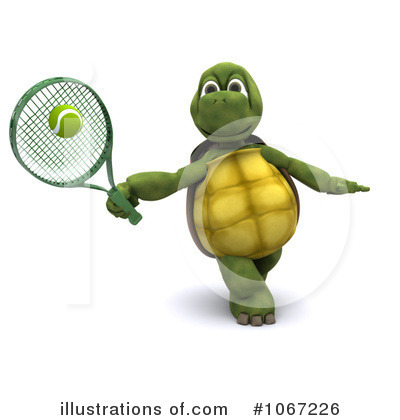 Royalty-Free (RF) Tortoise Clipart Illustration by KJ Pargeter - Stock Sample #1067226