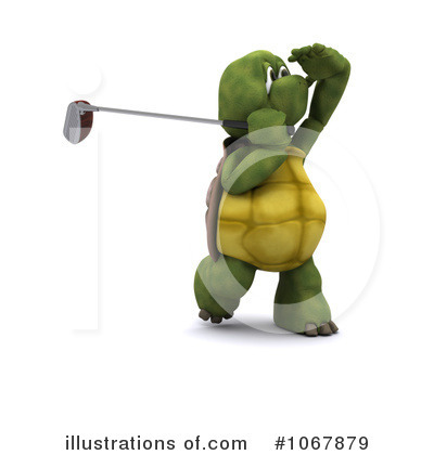Royalty-Free (RF) Tortoise Clipart Illustration by KJ Pargeter - Stock Sample #1067879