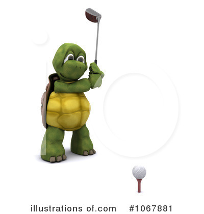 Royalty-Free (RF) Tortoise Clipart Illustration by KJ Pargeter - Stock Sample #1067881