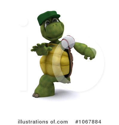 Royalty-Free (RF) Tortoise Clipart Illustration by KJ Pargeter - Stock Sample #1067884