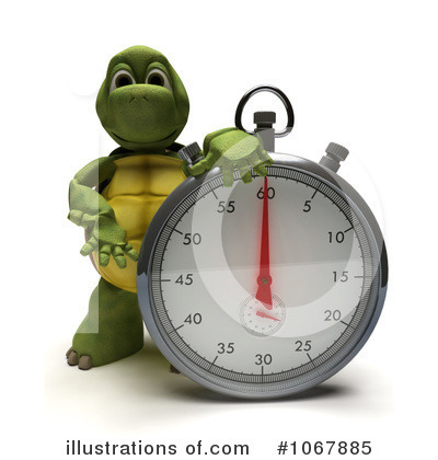 Royalty-Free (RF) Tortoise Clipart Illustration by KJ Pargeter - Stock Sample #1067885