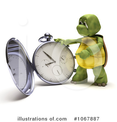 Royalty-Free (RF) Tortoise Clipart Illustration by KJ Pargeter - Stock Sample #1067887