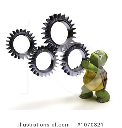 Royalty-Free (RF) Tortoise Clipart Illustration by KJ Pargeter - Stock Sample #1070321