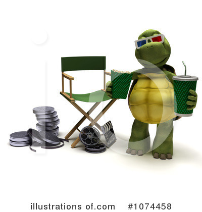 Royalty-Free (RF) Tortoise Clipart Illustration by KJ Pargeter - Stock Sample #1074458