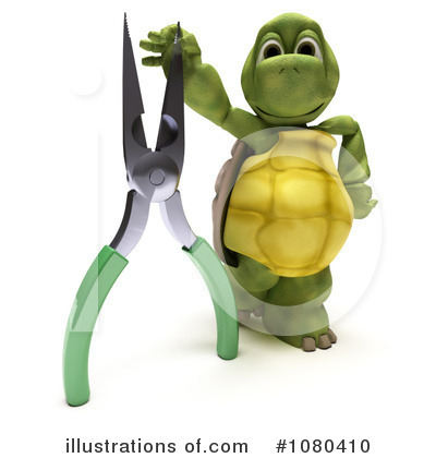 Royalty-Free (RF) Tortoise Clipart Illustration by KJ Pargeter - Stock Sample #1080410